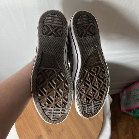 Converse Chuck Taylor All Star Ox Egret Gray Women’s 9 Canvas Low Top Sneakers - Picture 6 of 9